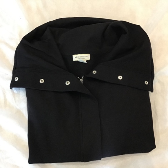 Liz Claiborne Weekend Black Jacket size Large - Picture 4 of 5